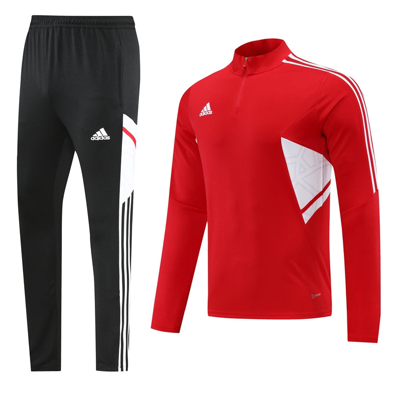 Conjunto de Frio Adidas Training Vermelho e Preto