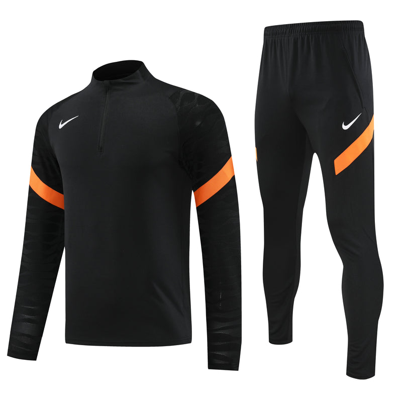 Conjunto de Frio Nike Training Laranja e Preto