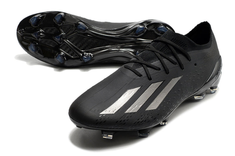 Chuteira Campo Adidas X Speedportal.1 FG Preta "Nightstrike Pack"