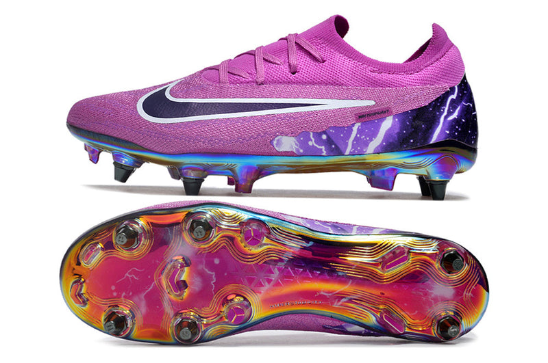 Chuteira Campo Nike Phantom GX Elite Trava Mista Roxa "Thunder"