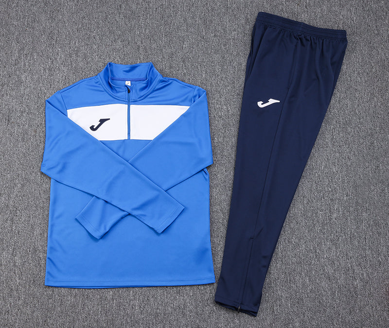 Conjunto de Frio Joma Training Azul e Branco