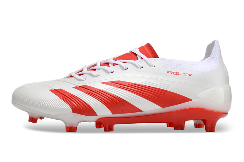 Chuteira Campo Adidas Predator Elite FG Branca e Vermelha "Arnold Pack"