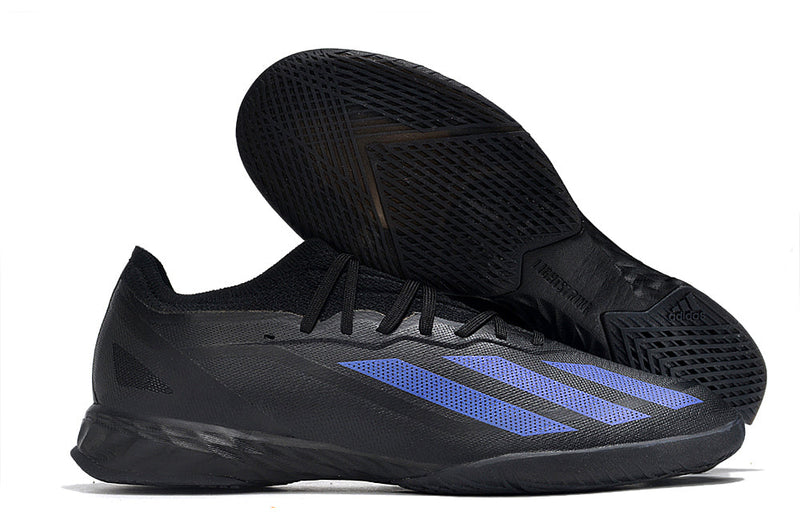 Chuteira Society Adidas X Crazyfast.1 TF Preta "Nightstrike Pack"