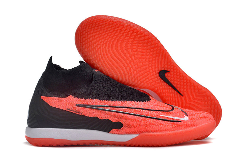 Chuteira Futsal Nike Phantom GX DF Elite IC Preta e Vermelha "Ready Pack"