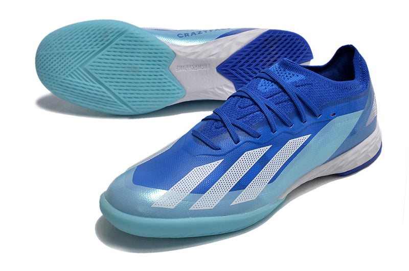 Chuteira Futsal Adidas X CrazyFast.1 IC Azul "Marine Rush Pack"