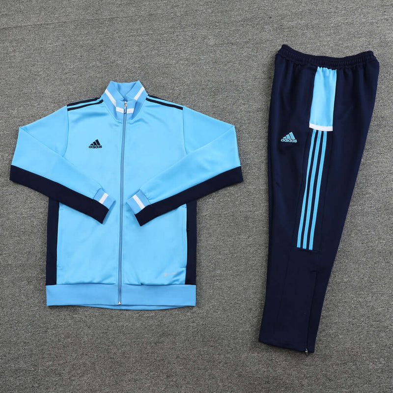 Conjunto de Frio Adidas Sportswear Azul Claro