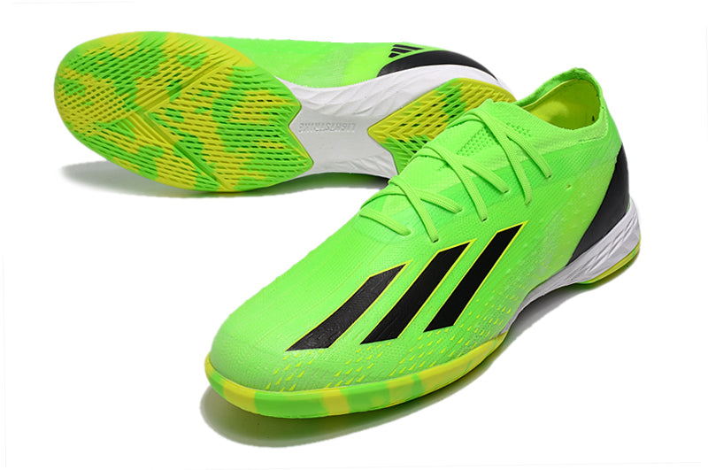 Chuteira Futsal Adidas X SpeedPortal.1 IC Verde "Game Data Pack"