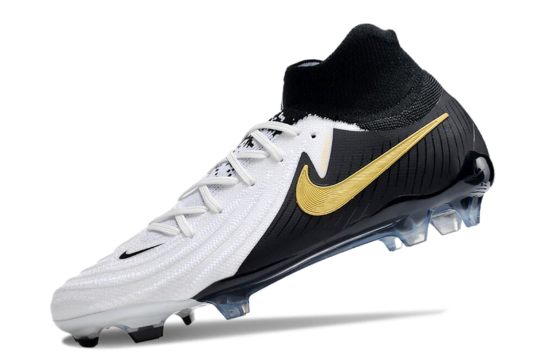 Chuteira Campo Nike Phantom Luna 2 Elite FG Preta e Branca "Mad Ready Pack"