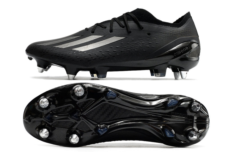 Chuteira Campo Adidas X Speedportal.1 Ponta de Aluminio Preta "NightStrike Pack"