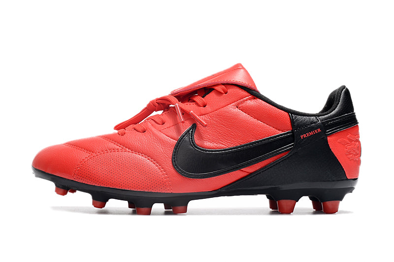 Chuteira Campo Nike Premier 3 FG Vermelha e Preta