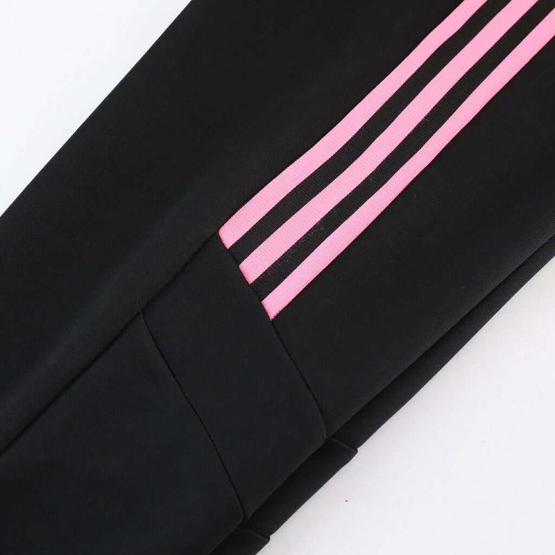 Conjunto de Frio Adidas Sportswear Preto, Azul e Rosa