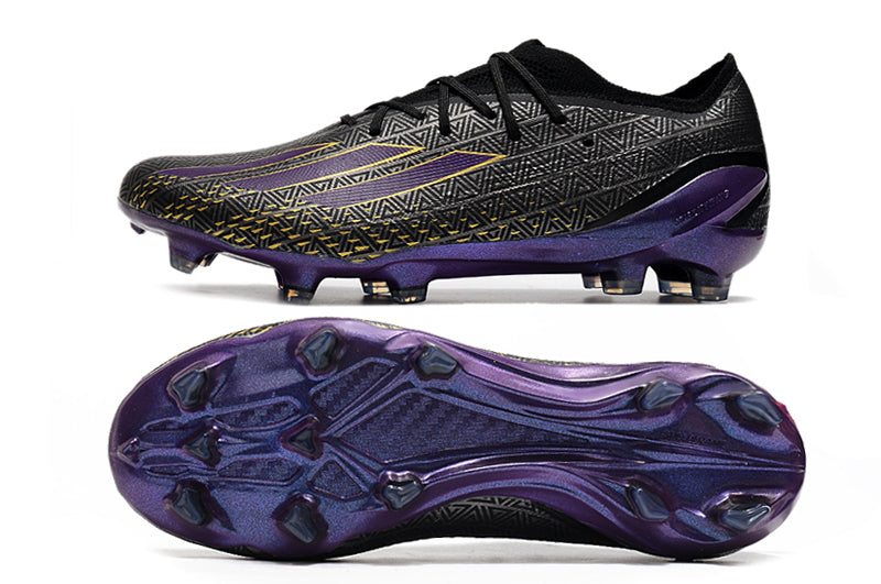 Chuteira Campo Adidas X Speedportal.1 FG Preto e Roxo