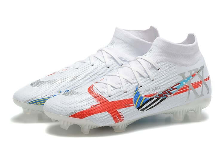 Chuteira Campo Nike Phantom GT2 DF Elite FG Branca "XX Milner"