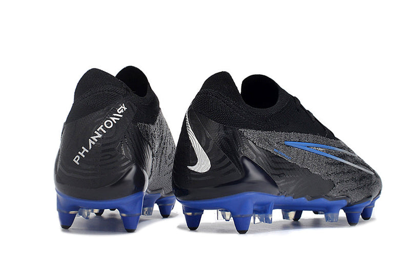 Chuteira Campo Nike Phantom GX Elite SG Preta e Azul "Shadow Pack"