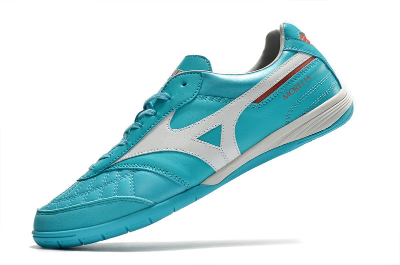 Chuteira Futsal Mizuno Morelia Sala IC Azul "Azure Blue Pack"