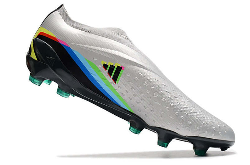 Chuteira Campo Adidas X Speedportal+ FG Prata "Beyond Fast UCL Pack"