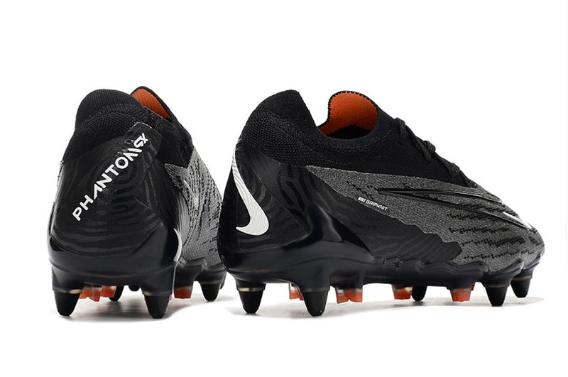 Chuteira Campo Nike Phantom GX Elite Ponta de Aluminio Preta e Laranja "Black Pack"