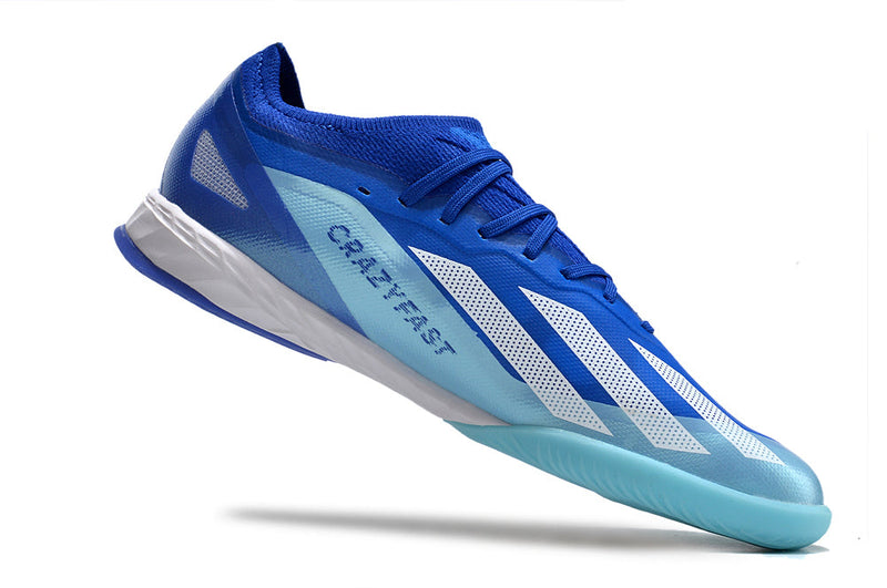 Chuteira Futsal Adidas X CrazyFast.1 IC Azul "Marine Rush Pack"