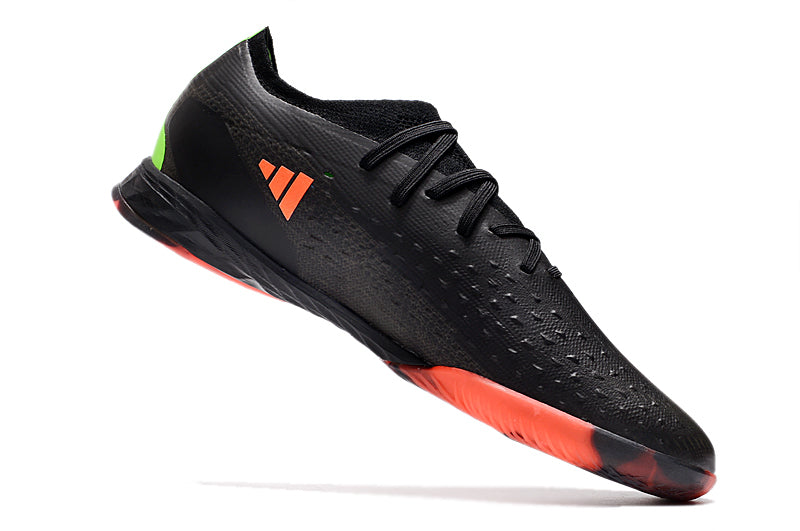 Chuteira Futsal Adidas X Speedportal.1 IC Preta e Vermelha "Shadow Portal Pack"