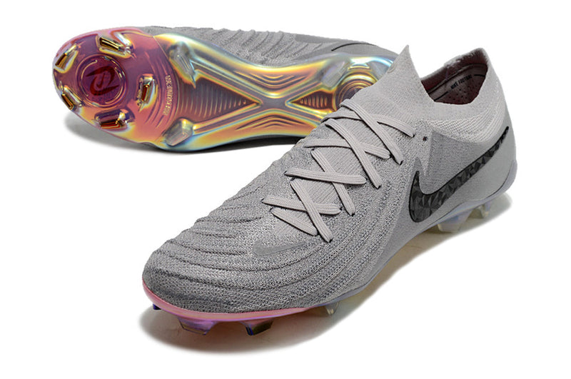 Chuteira Campo Nike Phantom GX 2 Elite FG Prata "Rising Gem Pack"