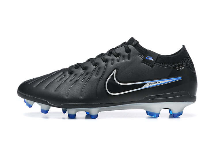 Chuteira Campo Nike Tiempo Legend 10 Elite FG "Shadow Pack" Preta e Azul