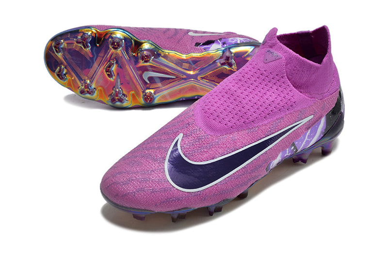 Chuteira Campo Nike Phantom GX DF Elite FG Roxa "Thunder"