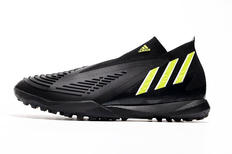 Chuteira Society Adidas Predator Edge+ TF Preto e Verde "Shadow Portal Pack"