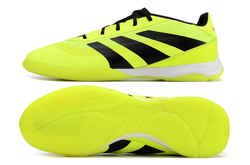 Chuteira Futsal Adidas Predator 24 Elite IC Verde "Energy Citrus Pack"