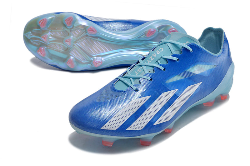 Chuteira Campo Adidas X CrazyFast+ FG Azul "Marine Rush Pack"