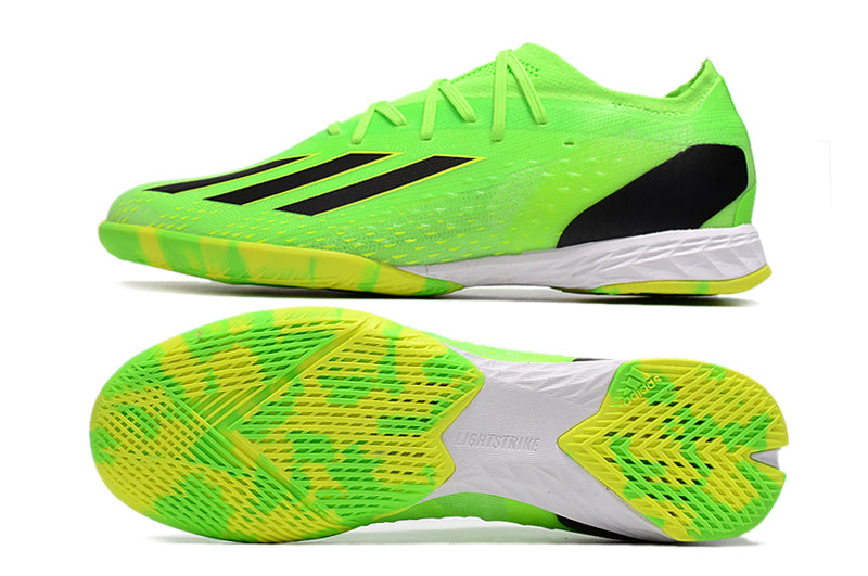 Chuteira Futsal Adidas X SpeedPortal.1 IC Verde "Game Data Pack"