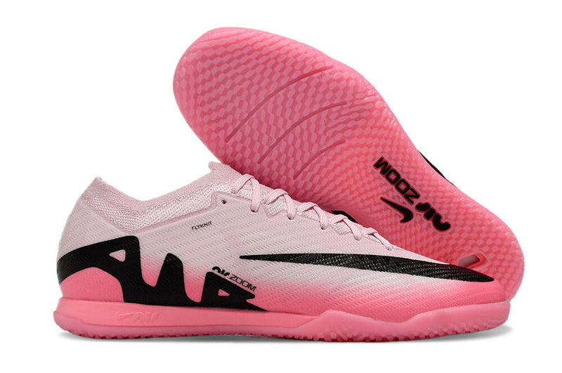 Chuteira Futsal Nike Air Zoom Mercurial Vapor 15 IC Rosa e Preta "Mad Brilliance Pack"