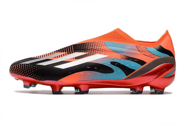 Chuteira Campo Adidas X SpeedPortal Messi+ L10nel M35si FG Laranja e Preto