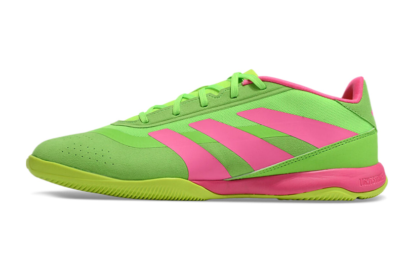 Chuteira Futsal Adidas Predator 24 Elite IC Verde e Rosa