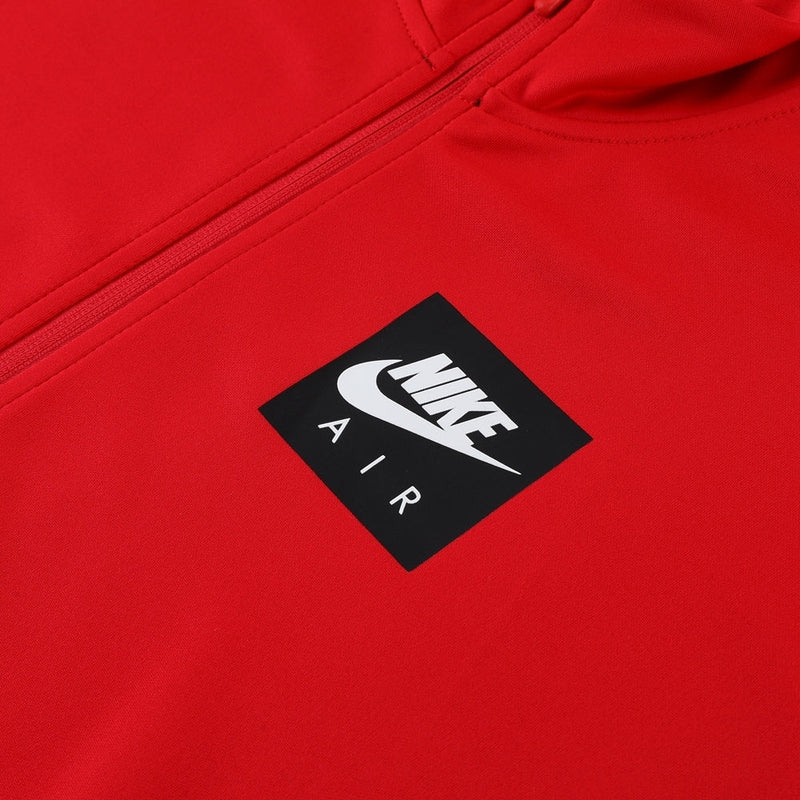 Conjunto de Frio Nike Sportswear Vermelho e Preto