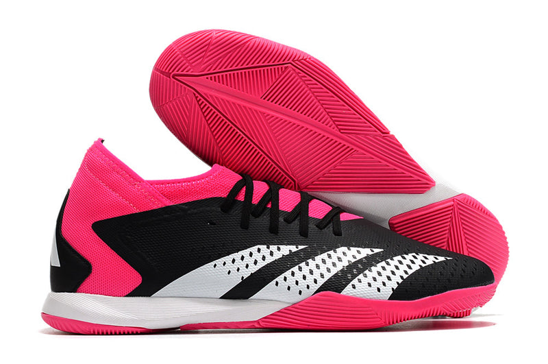 Chuteira Futsal Adidas Predator Accuracy.1 IC Rosa e Preta "Own You Football Pack"