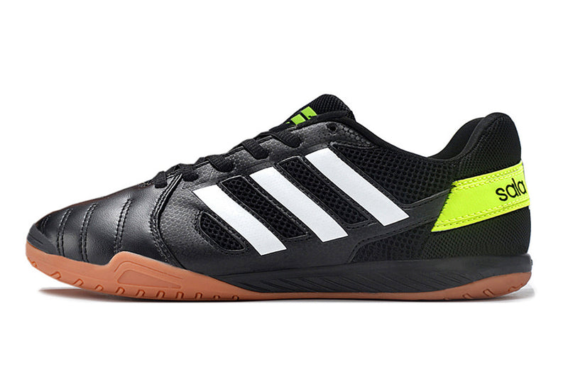 Chuteira Futsal Adidas Top Sala IC Preta e Branca