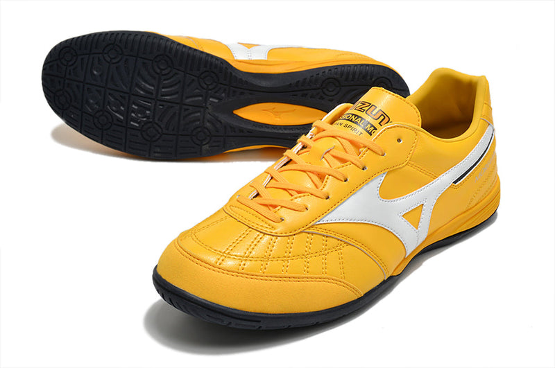 Chuteira Futsal Mizuno Morelia Sala IC Amarela