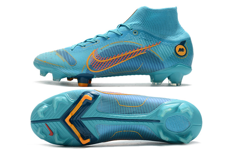 Chuteira Campo Nike Mercurial Superfly 8 Elite FG Azul "Blueprint Pack"