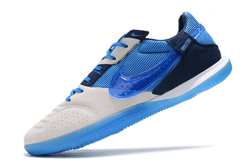 Chuteira Futsal Nike StreetGato IC Cinza e Azul