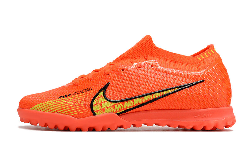 Chuteira Society Nike Air Zoom Mercurial Vapor 15 Elite TF Laranja