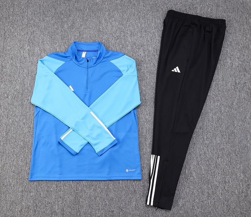 Conjunto de Frio Adidas Training Azul e Preto