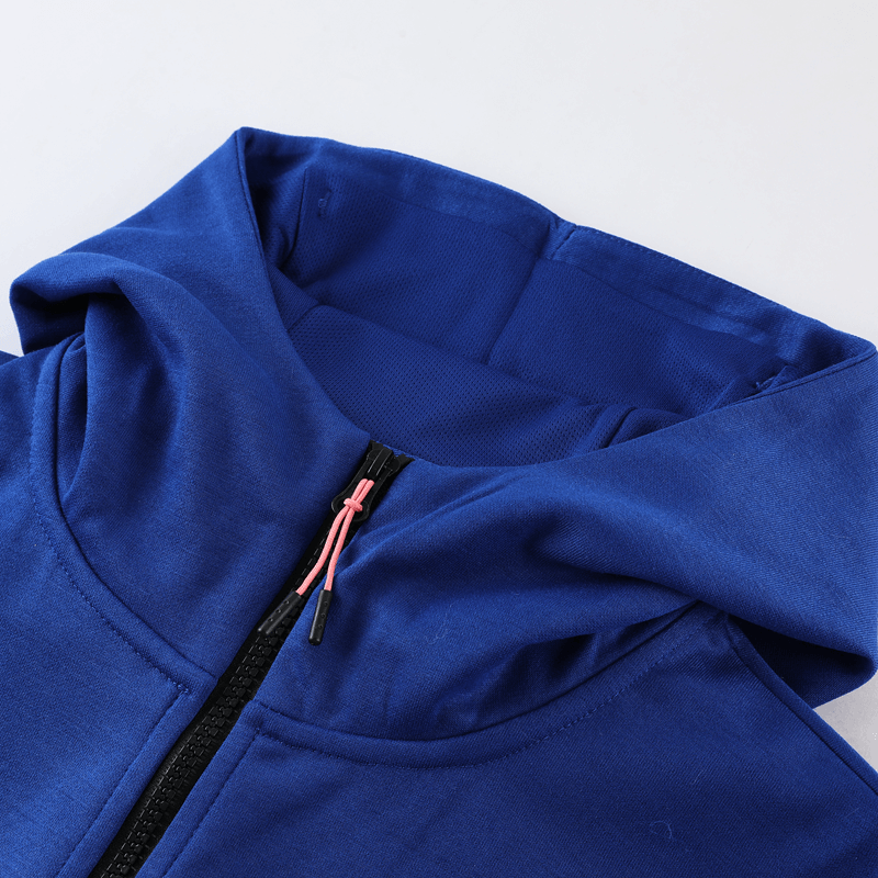 Conjunto de Moletom Nike Sportswear Tech Fleece com Touca Azul e Branco