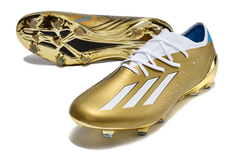 Chuteira Campo Adidas X Speedportal Messi.1 FG Dourada"Leyenda"