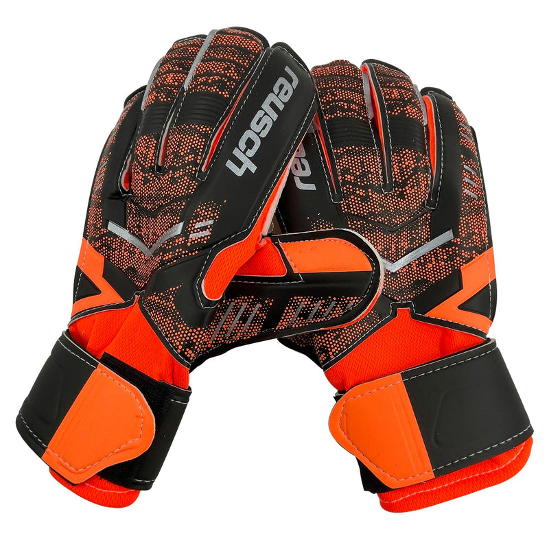 Luva de Goleiro Reusch Pro M1 Preta e Laranja