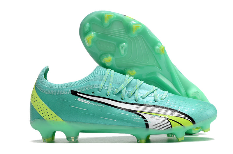 Chuteira Campo Puma Ultra Ultimate 1.4 FG Verde "Pursuit Pack"