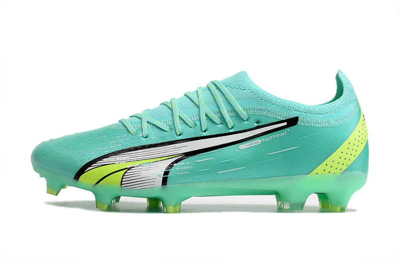 Chuteira Campo Puma Ultra Ultimate 1.4 FG Verde "Pursuit Pack"