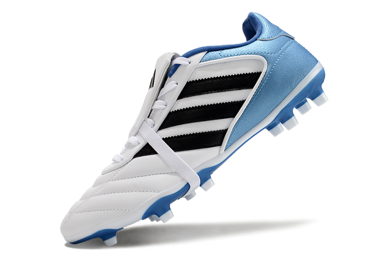 Chuteira Campo Adidas Copa Gloro 2 FG Branca, Azul e Preta