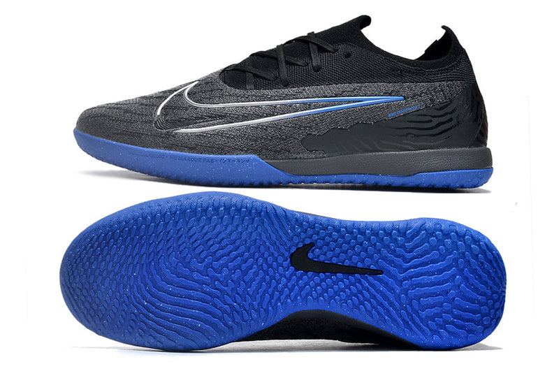 Chuteira Futsal Nike Phantom GX Elite IC Preta e Azul "Shadow Pack"