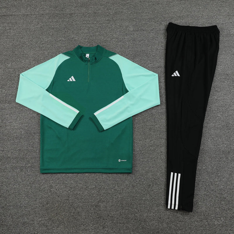 Conjunto de Frio Adidas Training Verde e Preto