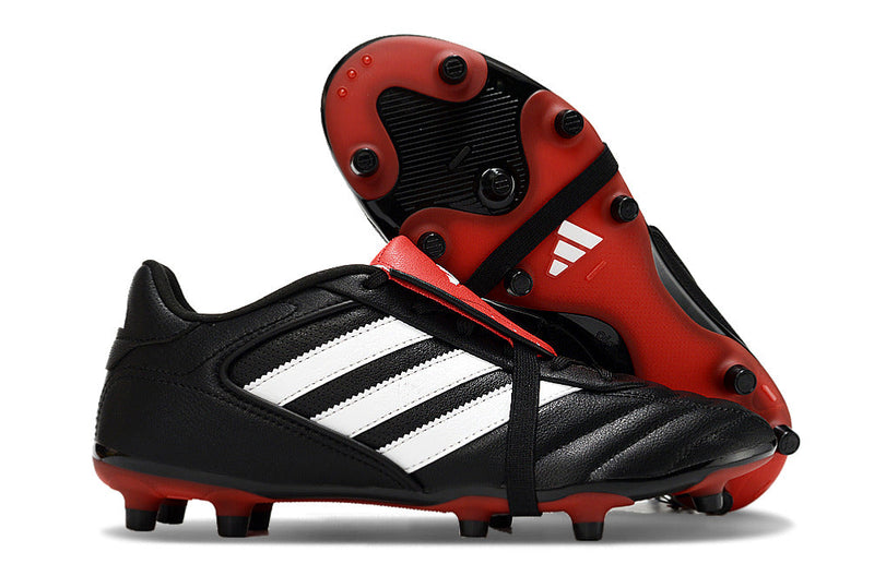 Chuteira Campo Adidas Copa Gloro 2 FG Preta, Branca e Vermelha